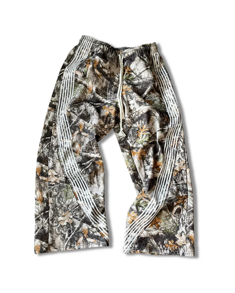 Archive Y2K Gray Tactical Joggers | Camo