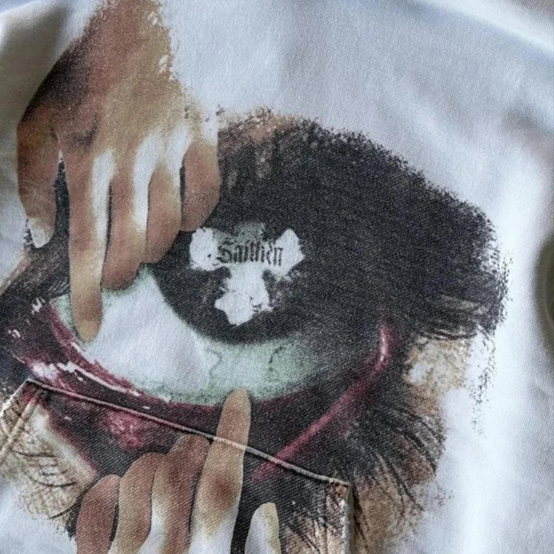 Y2K Streetwear Oversized Pullover