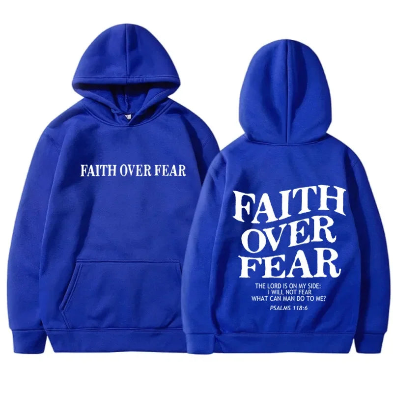 FAITH OVER FEAR PULL-OVER HOODIE