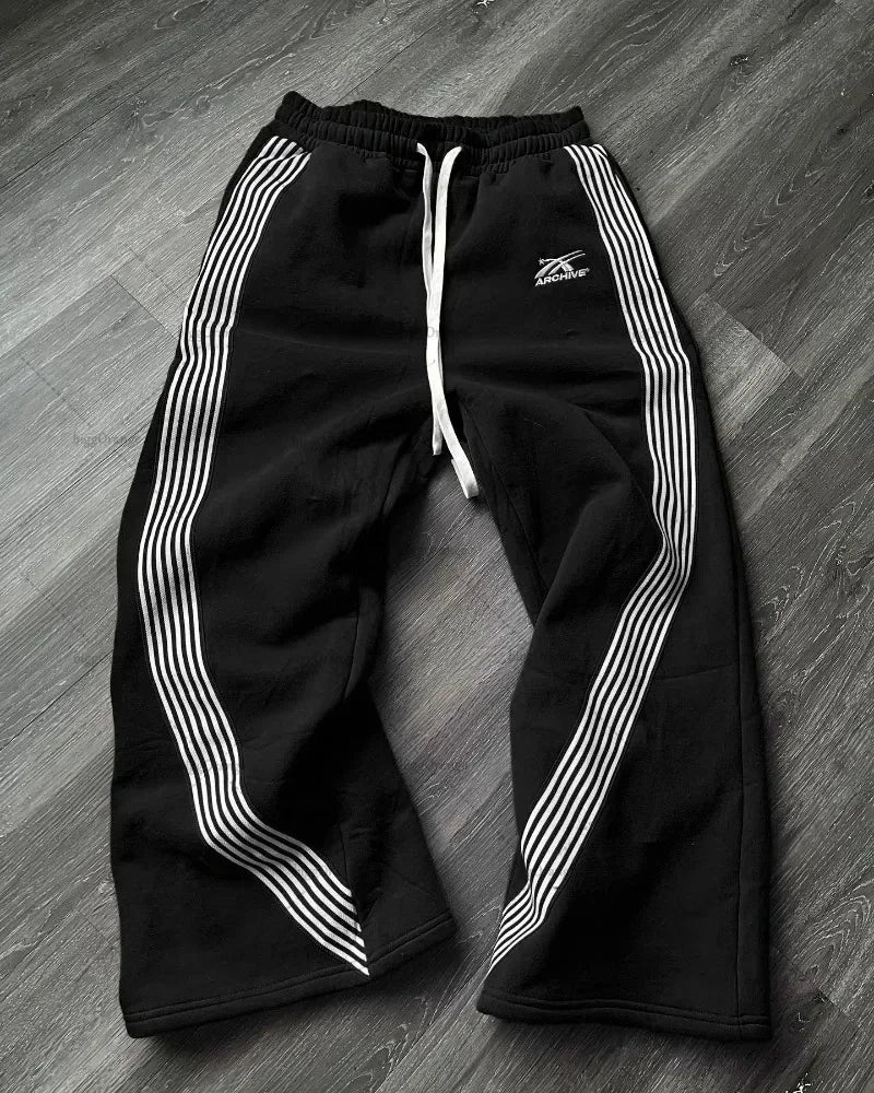 Archive Y2K Gray Tactical Joggers Original