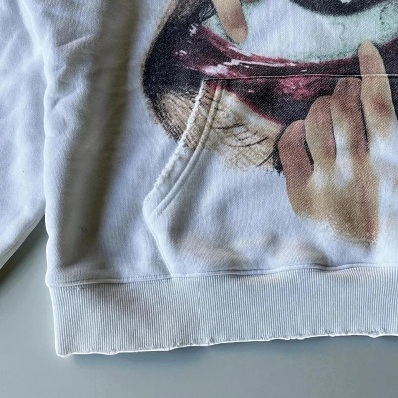 Y2K Streetwear Oversized Pullover