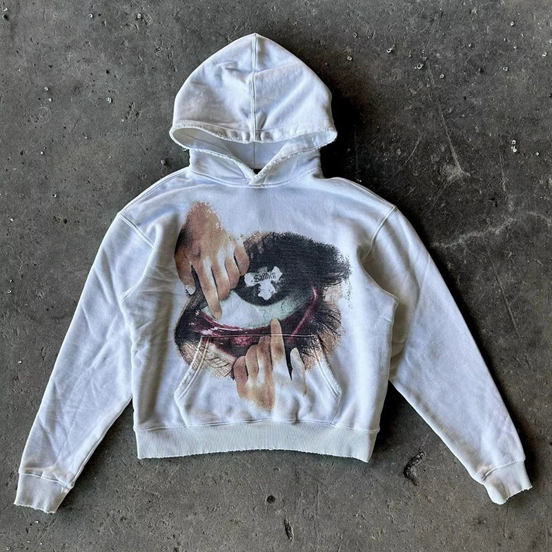 Y2K Streetwear Oversized Pullover