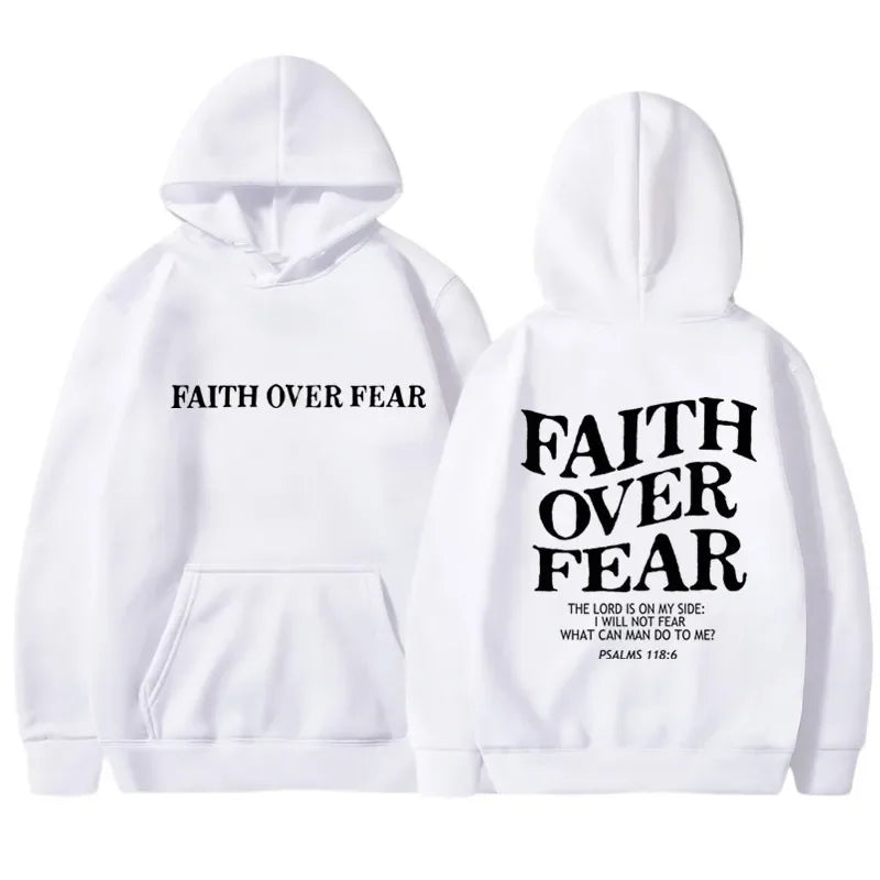 FAITH OVER FEAR PULL-OVER HOODIE