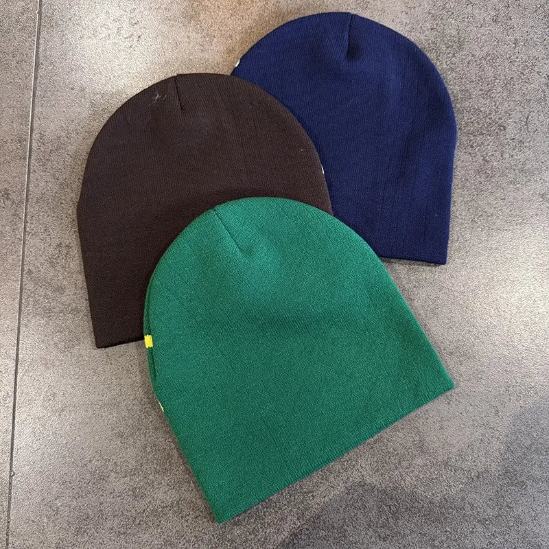 Tree Frog Print Beanie | Unisex Knit Skull Cap | Stretchy Cuffed Winter Hat for Men & Women | Outdoor Sports Streetwear