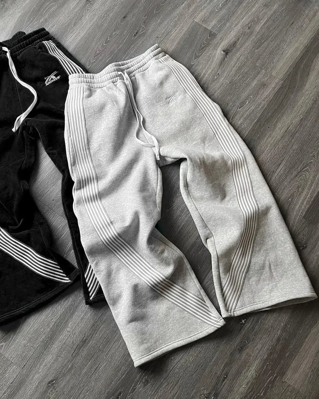 Archive Y2K Gray Tactical Joggers Original