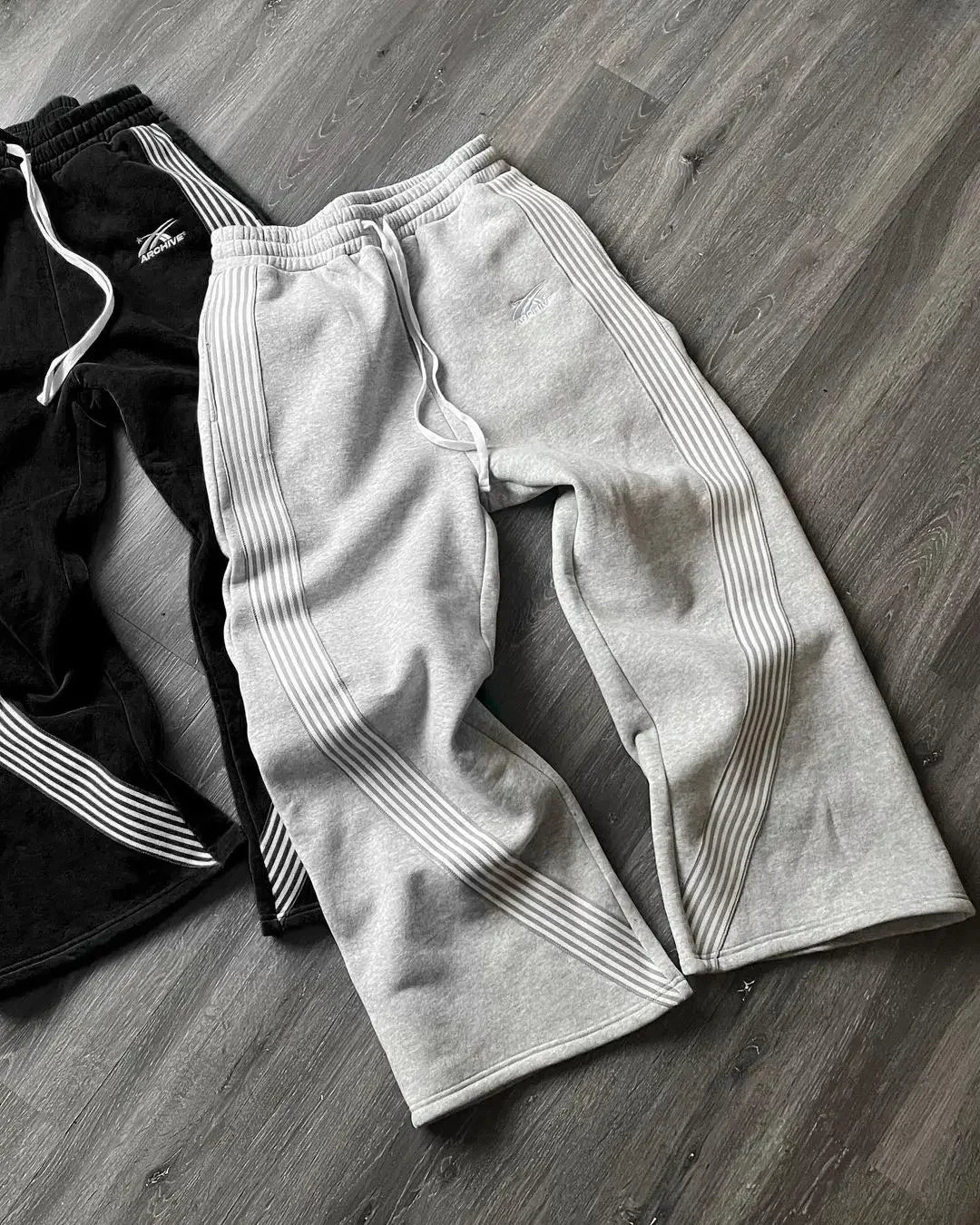 Archive Y2K Gray Tactical Joggers Original
