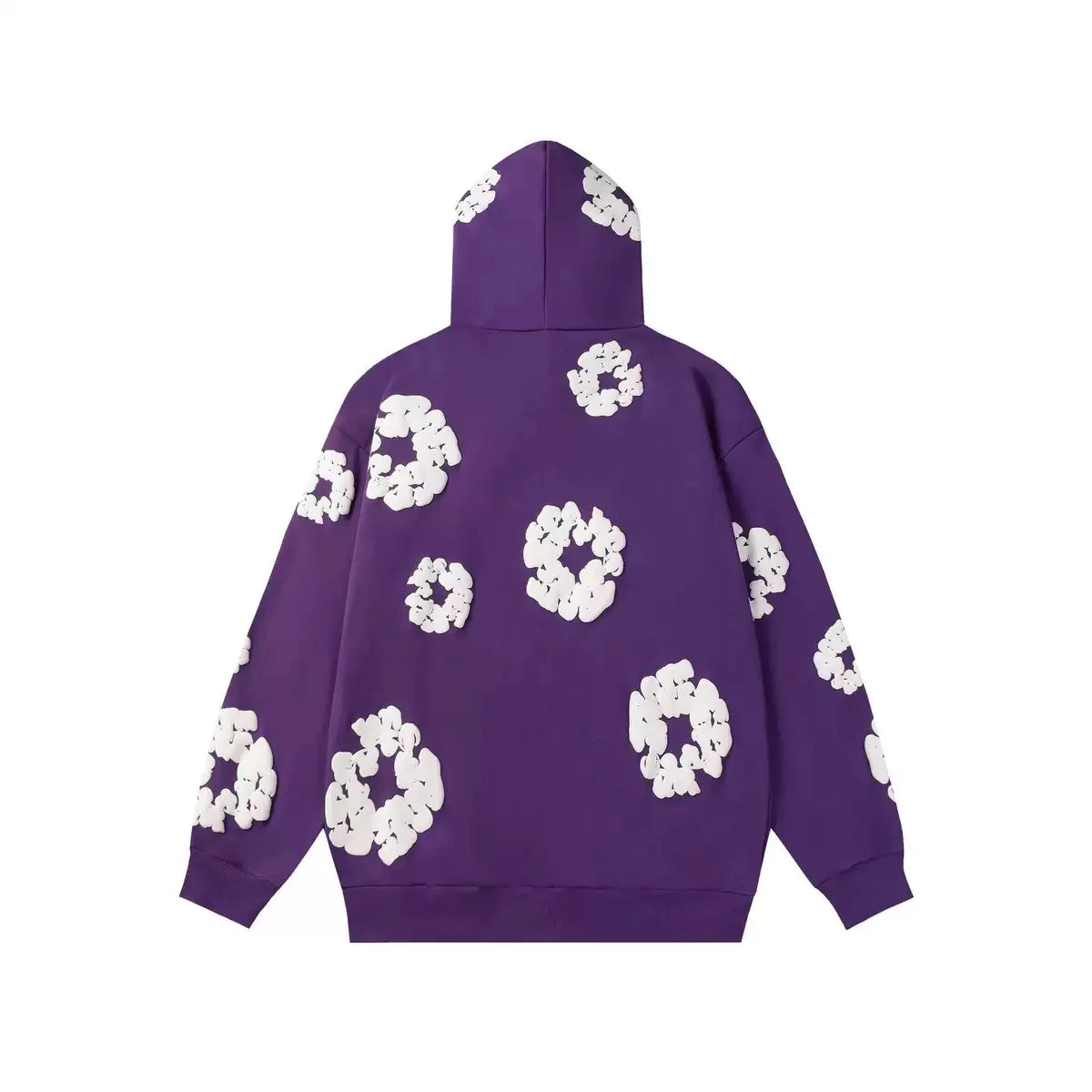 DENIM TEARS Floral Hoodie Slim Fit Pullover Hoodie