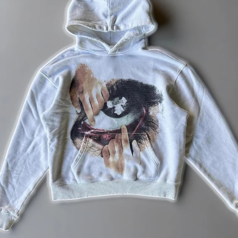 Y2K Streetwear Oversized Pullover