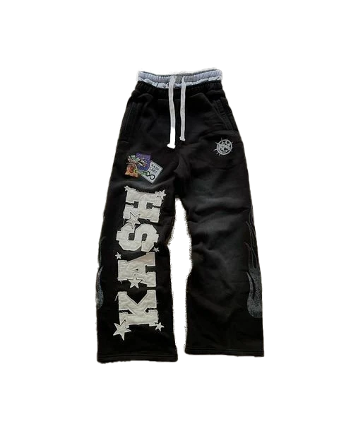 EMBROIDERED GOTHIC STREET PANTS