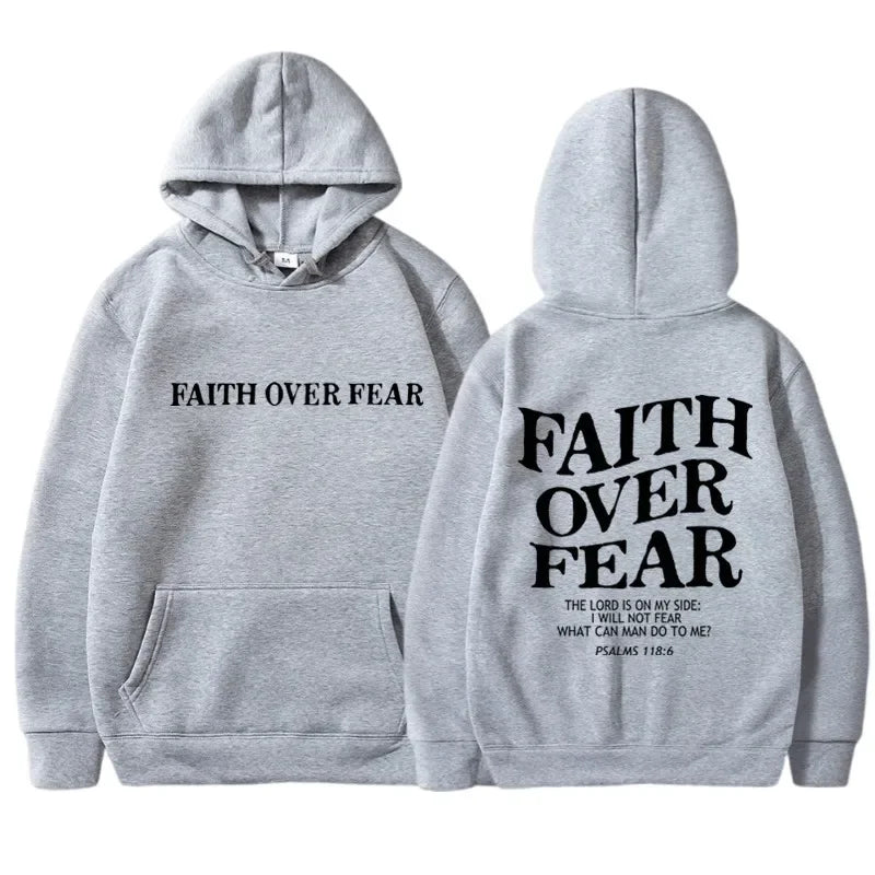 FAITH OVER FEAR PULL-OVER HOODIE
