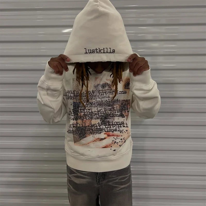 MEN'S GRAPHIC LUST KILLS PULL-OVER HOODIE