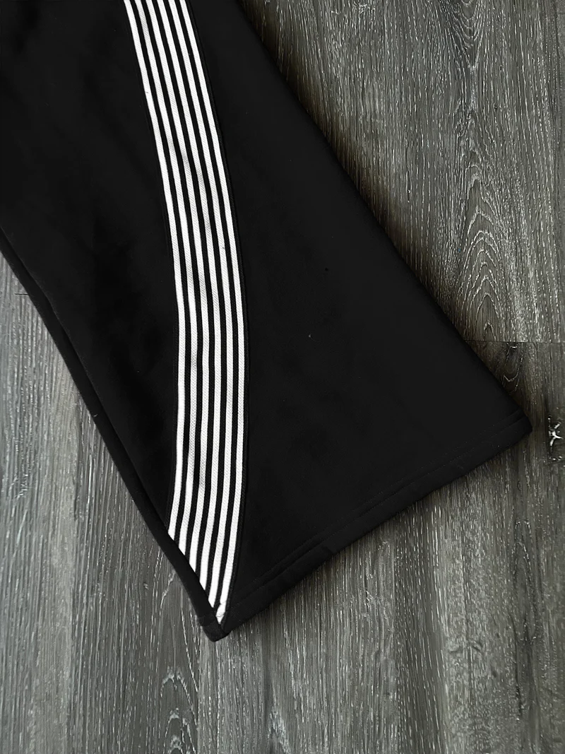 Archive Y2K Gray Tactical Joggers | Black